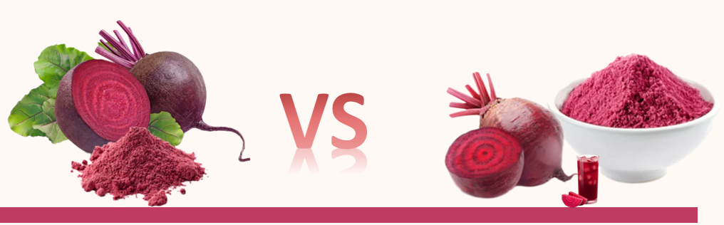 Beet root powder vs Beet root juice powder